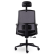 Кресло UTFC Оптима М-901 с подголовником черный пластик (черный)