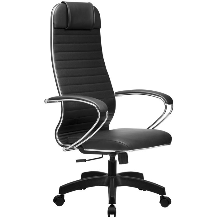 Кресло для руководителя Метта B 1m 17K1/K116 (Комплект 6.1) черный, MPES, крестовина пластик