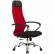 Кресло для руководителя Метта B 1b 21/К130 (Комплект 21) красный, ткань, крестовина пластик