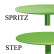 Стол пластиковый обеденный Nardi Spritz + Spritz Mini