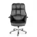Кресло офисное / Президент / сталь + хром / черная  экокожа