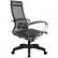 Кресло для руководителя Метта B 2m 9/К131 (Комплект 9) черный, сетка, крестовина хром
