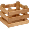 Ящик деревянный для хранения Polini Home Basket, 16х14х12 см, лакированный