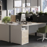 Набор офисной мебели для кабинета руководителя №7 «Успех-2» ГН-184.007 Дуб Сонома, Белый