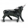 Статуэтка  735089 &quot;Средний черный бык с серебряными украшенными рогами&quot;