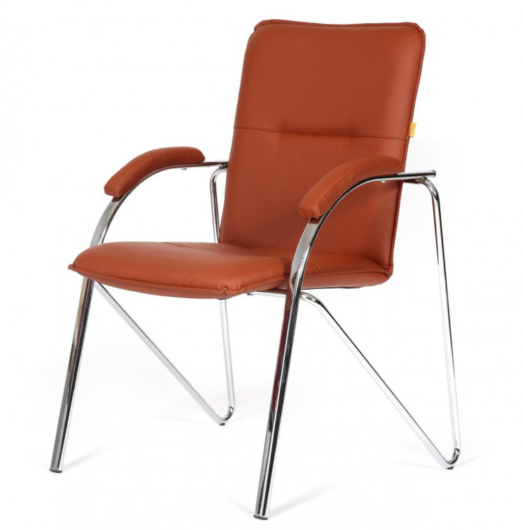 Офисное кресло Chairman   850   экокожа Terra 111 коричневый (собр.)