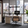 Набор офисной мебели для кабинета руководителя №8 «Успех-2» ГН-184.008 Дуб Сонома, Белый