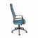 Кресло офисное / IQ / (Black plastic blue) черный пластик / голубая ткань