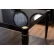 Обеденный стол Lloyd отделка черный глянцевый ясень, цвет металла латунь FB.DT.LD.4