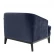 Кресло Monterey отделка черного цвета, глубокий синий вельвет savona EH.ACH.CS.1265