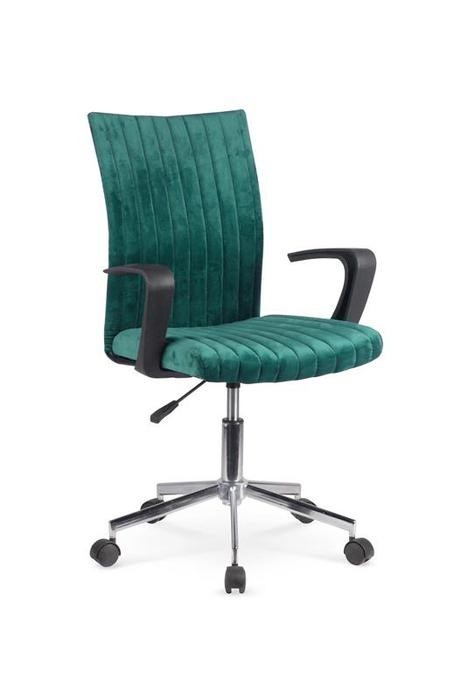 Кресло компьютерное HALMAR DORAL (темно-зеленая ткань)