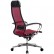 Кресло для руководителя Метта B 1m 12/K131 (Комплект 12) красный, сетка, крестовина хром