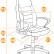 Кресло INTER кож/зам/флок/ткань, коричневый, 36-36/6/TW-24
