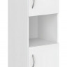 Шкаф колонка с 2-мя глухими малыми дверьми SR-5U.4(R) Белый 386х375х1815 SIMPLE