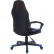 Кресло игровое Zombie 10 черный/синий искусст.кожа/ткань крестовина пластик