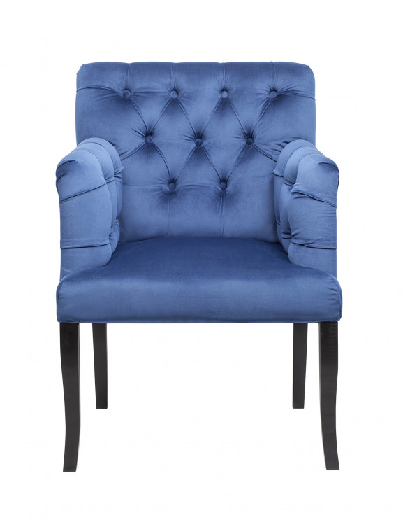 Низкие кресла для дома Zander deep blue