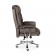 Кресло офисное / Президент / сталь + хром / темно-коричневая  экокожа