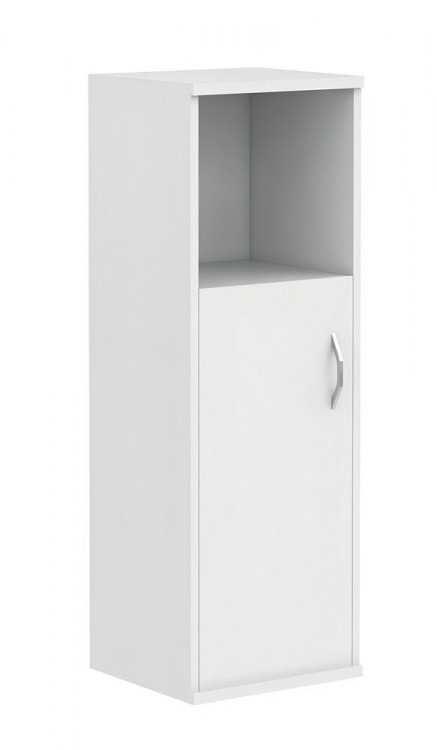 Шкаф колонка с глухой малой дверью СУ-2.1(L) Белый 406*365*1200 IMAGO
