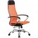 Кресло для руководителя Метта B 1m 12/K131 (Комплект 12) оранжевый, сетка, крестовина хром