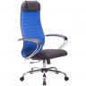 Кресло для руководителя Метта B 1b 21/К131 (Комплект 23) синий, ткань, крестовина хром