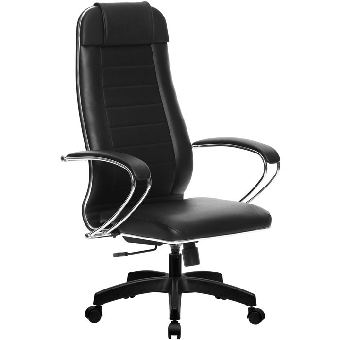Кресло для руководителя Метта B 1m 32P/K116 (Комплект 29) Pilot черный, MPES, крестовина пластик