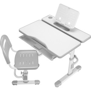Комплект парта + стул трансформеры FunDesk Botero grey cubby