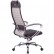Кресло для руководителя Метта B 1b 21/К131 (Комплект 23) светло-серый, ткань, крестовина хром