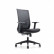 Кресло офисное / Сильвия LB / черный пластик / черная сетка / черная ткань