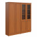 Шкаф высокий 2-х секционный гардероб с комбинированным RHC 180.6 Орех Гарда RAUT