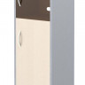 Шкаф колонка комбинированная СУ-1.7(R) Клен/Металлик 406*365*1975 IMAGO