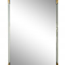 19-OA-9144  Зеркало прямоугольное с золотыми вставками 61*92см