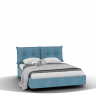 Кровать LAZIO, КМ-03 (1600) с ПМ с подушками, бирюзовый