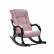 Кресло-качалка модель 77 (Венге / ткань V 11)
