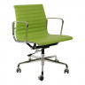 Кресло Eames Ribbed Office Chair EA 117 салатовая кожа