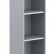 Шкаф колонка с малой глухой и стеклянной дверьми СУ-1.4(R) Клен/Металлик 406*365*1975 IMAGO