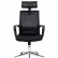 Кресло офисное / Интер / база хром / черный пластик / черная сетка / черная ткань			
