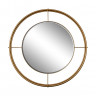 19-OA-9128 Зеркало круглое в металл. раме золотого цвета d80см