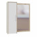 Прихожая Сокол ПЗ-4 зеркало cо шкафчиком, цвет дуб сонома/белый, ШхГхВ 90х29х104 см., универсальная сборка
