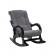 Кресло-качалка модель 77 (Венге / ткань V 32)