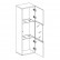 Шкаф-витрина с подсветкой ПМ: НК-Мебель Point Тип-22 шкаф навесной