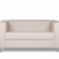 Двухместный диван Аполло 1460х850 h700 Искусственная кожа P2 euroline  907 (бежевый)