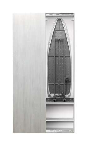 Шкаф со встроенной гладильной доской с глухим фасадом АЙРОН БОКС ЭКО