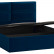 Кровать с ПМ «Глосс» Тип 1 (с подъемным механизмом) с заглушиной (Велюр Confetti Blue)
