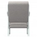 Кресло Вега 10 ткань серый, каркас снег