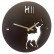 Настенные часы  CL-40-3-Brown-Deer (Коричневый Олень)