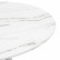 Стол обеденный Stool Group Хьюстон круглый, стеклянный столешница белая с рисунком под мрамор