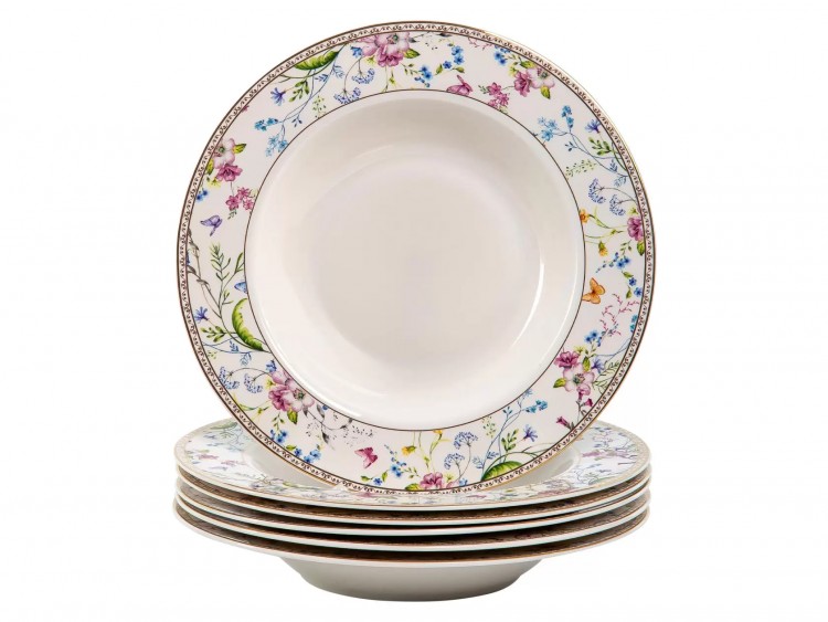 Набор тарелок ПМ: Паллада Набор из 6 глубоких тарелок АВАНТА 550мл 205-44020