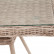 Плетеный стол "Латте" из искусственного ротанга, цвет бежевый 160х90см