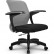 Кресло для посетителя Метта SU-M-4/подл.160/осн.007 черный, сетка/ткань