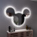 Фигурное зеркало с подсветкой Mouse Plus